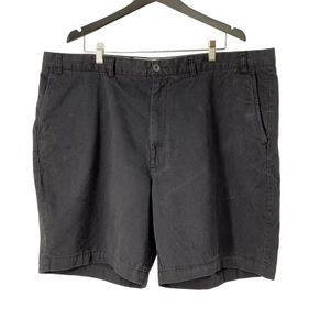 Mens Roundtree & Yorke Casuals Shorts Size 46 Black Cotton Burmuda